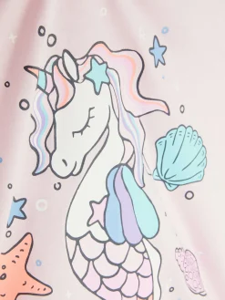 Niños Primark Pijamas Y Ropa Para Dormir|Camisón Con Caballito De Mar Unicornio