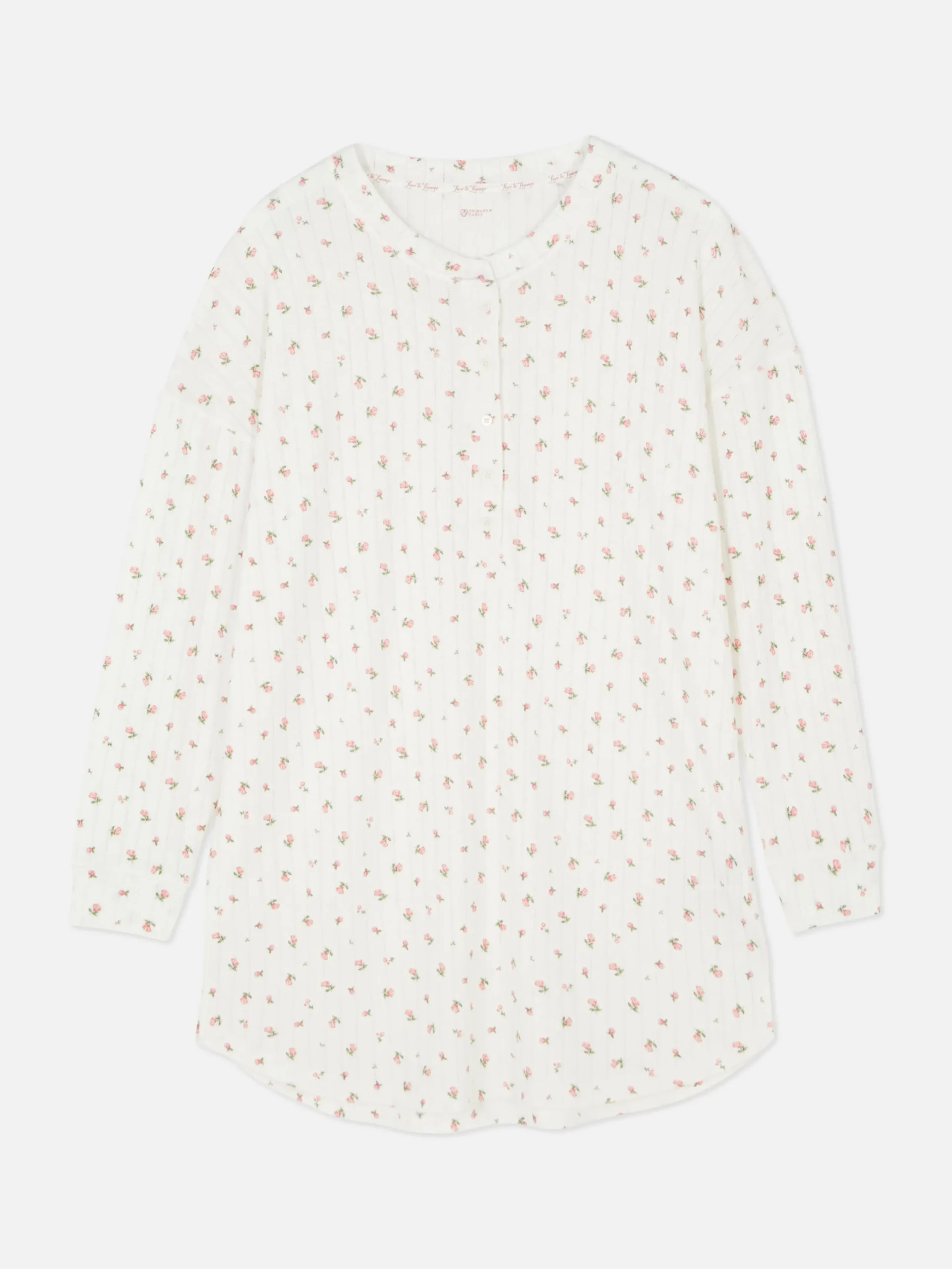 Mujer Primark Camisones Y Ropa Para Dormir Mujer|Camisón Floral De Tejido Pointelle