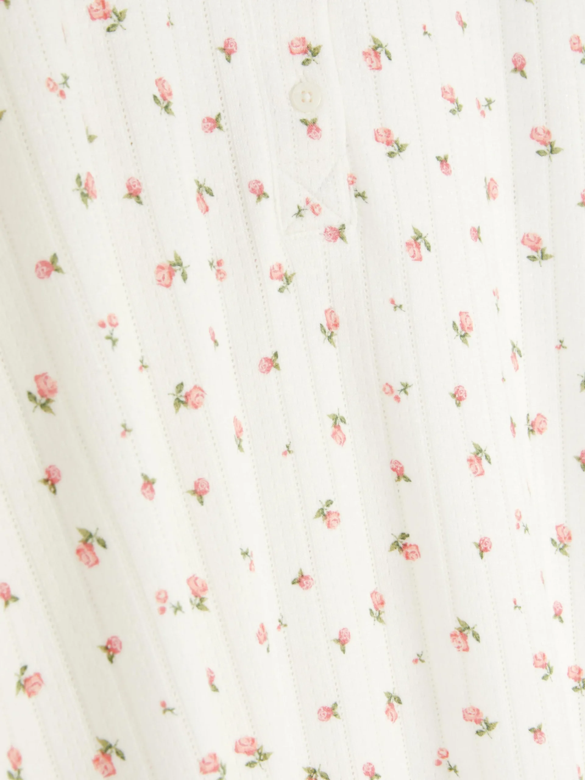 Mujer Primark Camisones Y Ropa Para Dormir Mujer|Camisón Floral De Tejido Pointelle