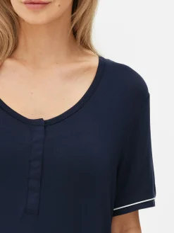 Mujer Primark Camisones Y Ropa Para Dormir Mujer|Camisón Premamá Con Botones