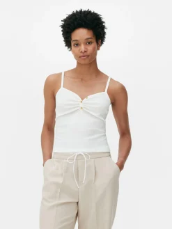 Mujer Primark Tops Y Camisetas|Camisola Con Cuello Henley