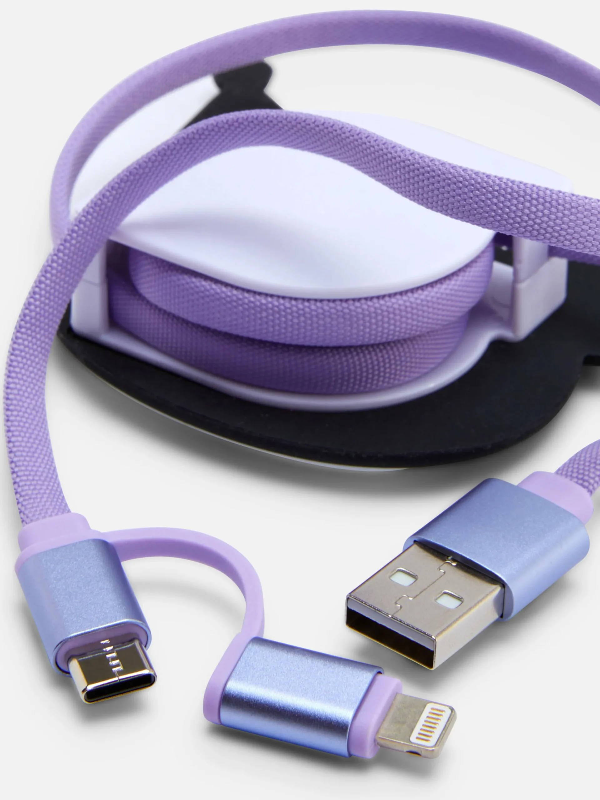 Primark Cargadores|Cargador Retráctil De Kuromi De Hello Kitty