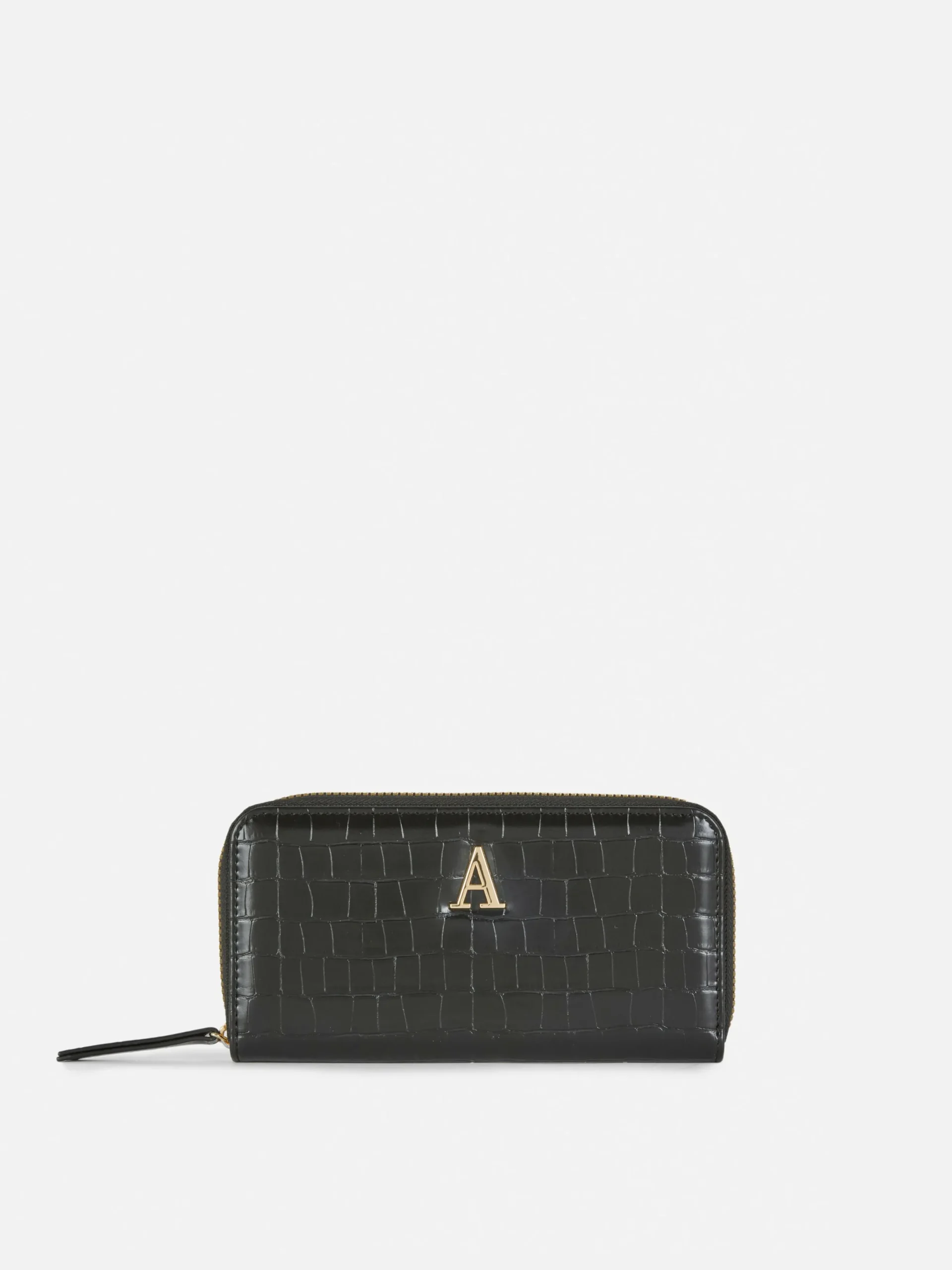 Mujer Primark Bolsos Y Monederos|Cartera De Piel De Cocodrilo Sintética Con Inicial