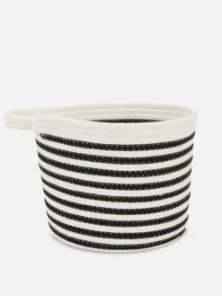 Primark Cajas Y Cestas|Cesta Colgante A Rayas