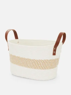 Primark Cajas Y Cestas|Cesta De Cuerda Con Asas