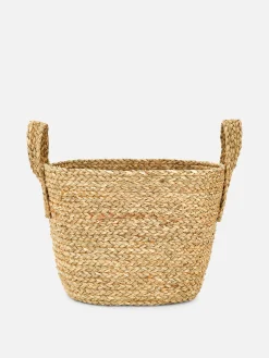 Primark Cajas Y Cestas|Cesta Tejida Con Dos Asas