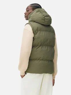 Hombre Primark Abrigos Y Chaquetas|Chaleco Acolchado Con Capucha