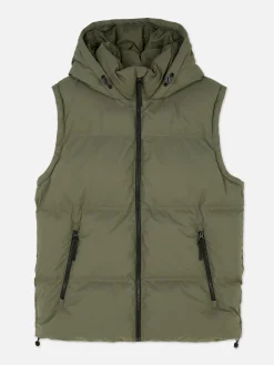 Hombre Primark Abrigos Y Chaquetas|Chaleco Acolchado Con Capucha