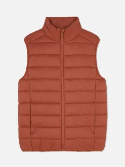Hombre Primark Abrigos Y Chaquetas|Chaleco Acolchado Con Cremallera Integral