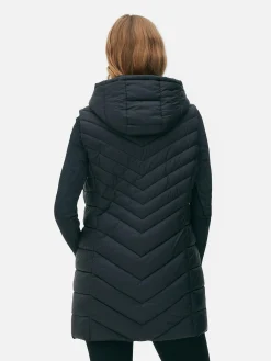 Mujer Primark Abrigos Y Chaquetas|Chaleco Acolchado De Corte Largo