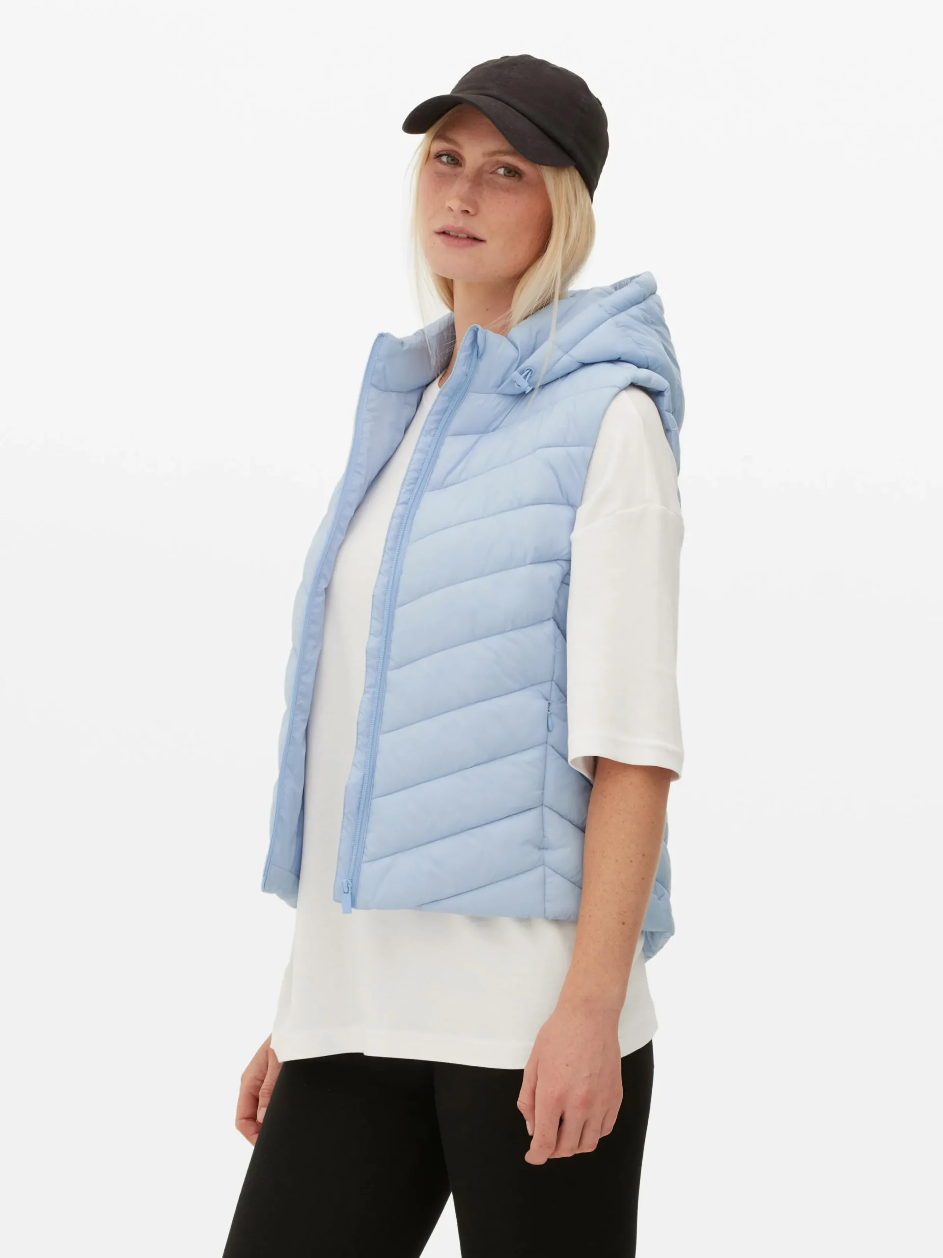 Mujer Primark Abrigos Y Chaquetas|Chaleco Con Capucha