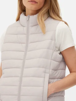 Mujer Primark Abrigos Y Chaquetas|Chaleco Con Cuello Chimenea