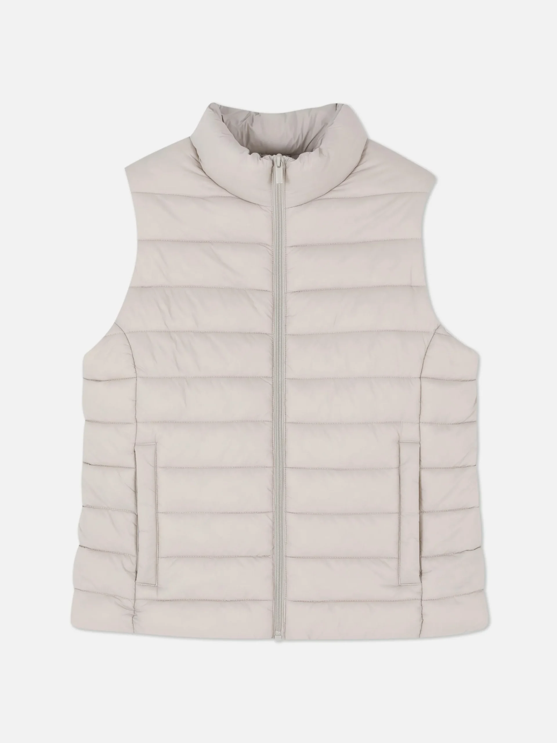 Mujer Primark Abrigos Y Chaquetas|Chaleco Con Cuello Chimenea