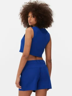 Mujer Primark Blazers|Chaleco Corto Con Botonadura Simple