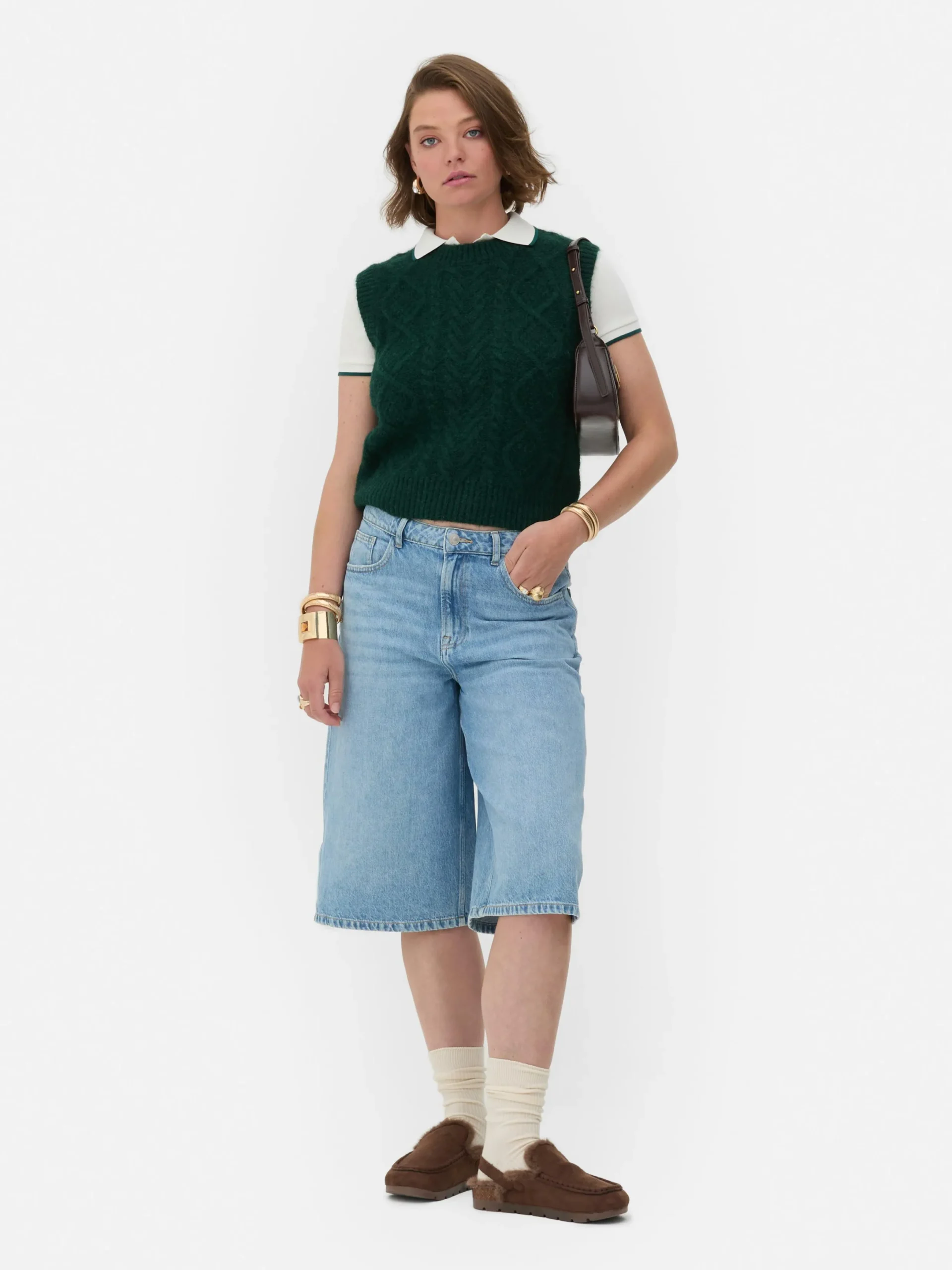 Mujer Primark Jerseys Y Cárdigans|Chaleco De Punto De Ochos De Rita Ora