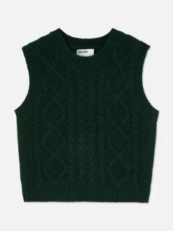 Mujer Primark Jerseys Y Cárdigans|Chaleco De Punto De Ochos De Rita Ora