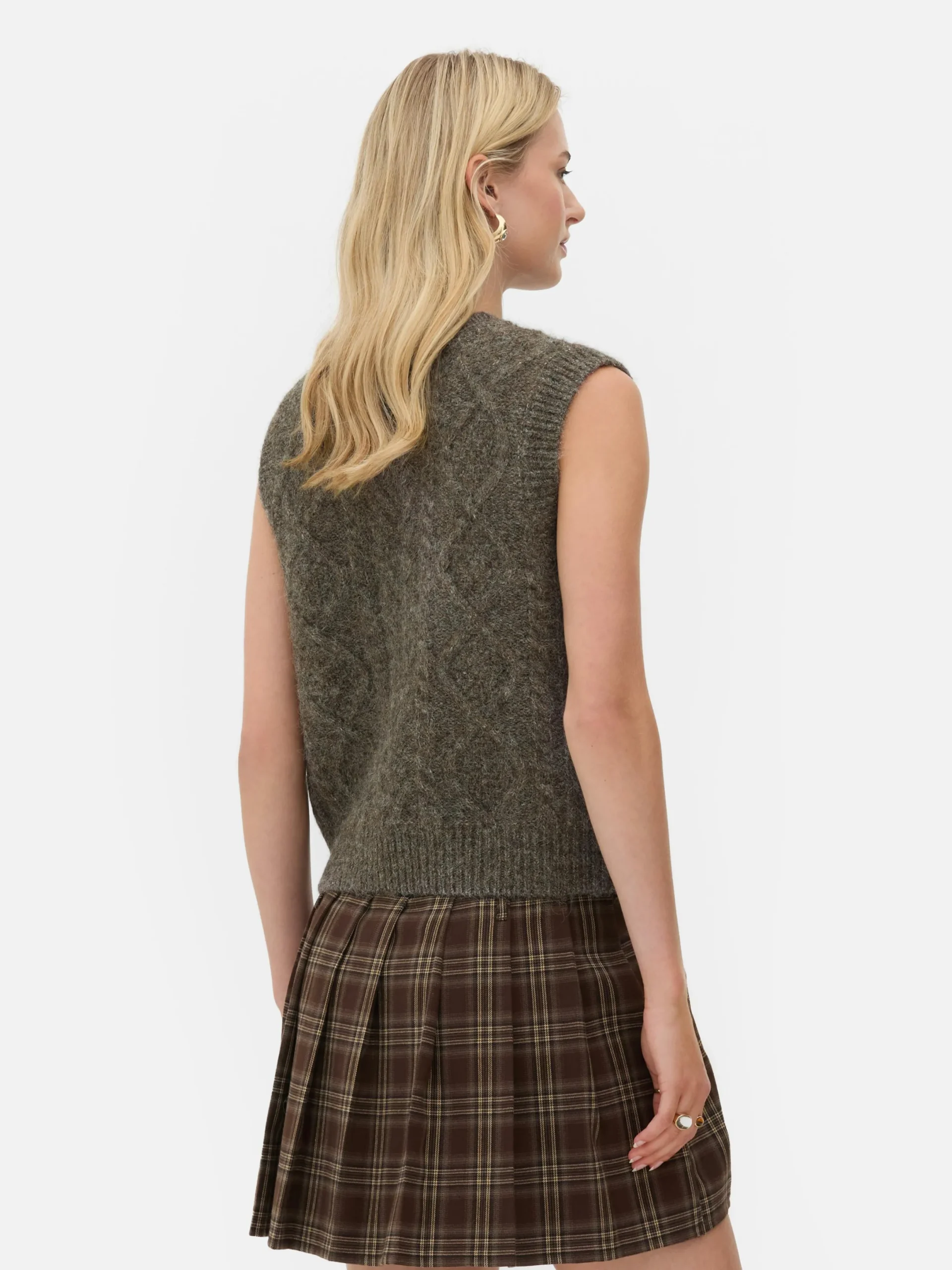 Mujer Primark Jerseys Y Cárdigans|Chaleco De Punto De Ochos De Rita Ora