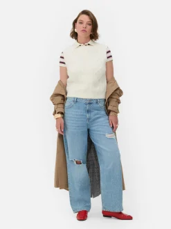 Mujer Primark Jerseys Y Cárdigans|Chaleco De Punto De Ochos De Rita Ora