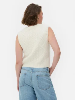 Mujer Primark Jerseys Y Cárdigans|Chaleco De Punto De Ochos De Rita Ora