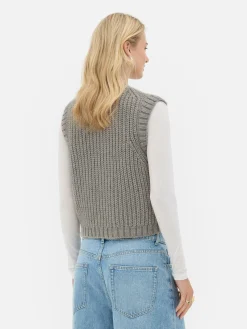 Mujer Primark Jerseys Y Cárdigans|Chaleco De Punto De Rita Ora