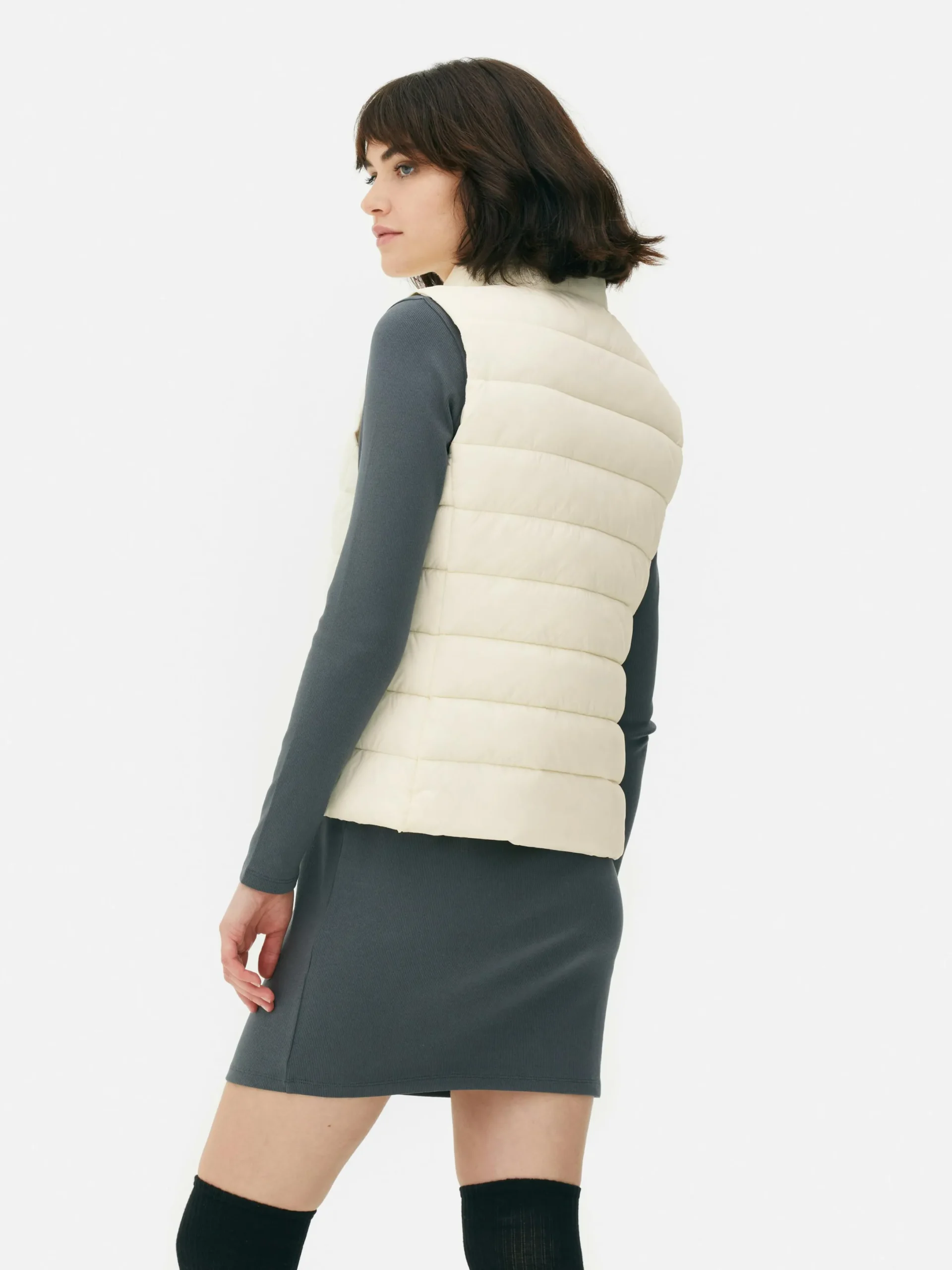 Mujer Primark Abrigos Y Chaquetas|Chaleco Ligero Con Relleno