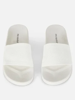 Mujer Primark Chanclas|Chanclas De Piscina Con Tira De Ganchillo