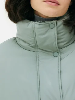 Mujer Primark Abrigos Y Chaquetas|Chaqueta Acolchada De Cuello Alto
