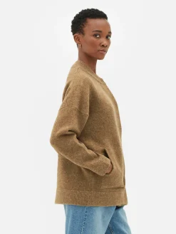 Mujer Primark Abrigos Y Chaquetas|Chaqueta Bómber De Punto Extragrande