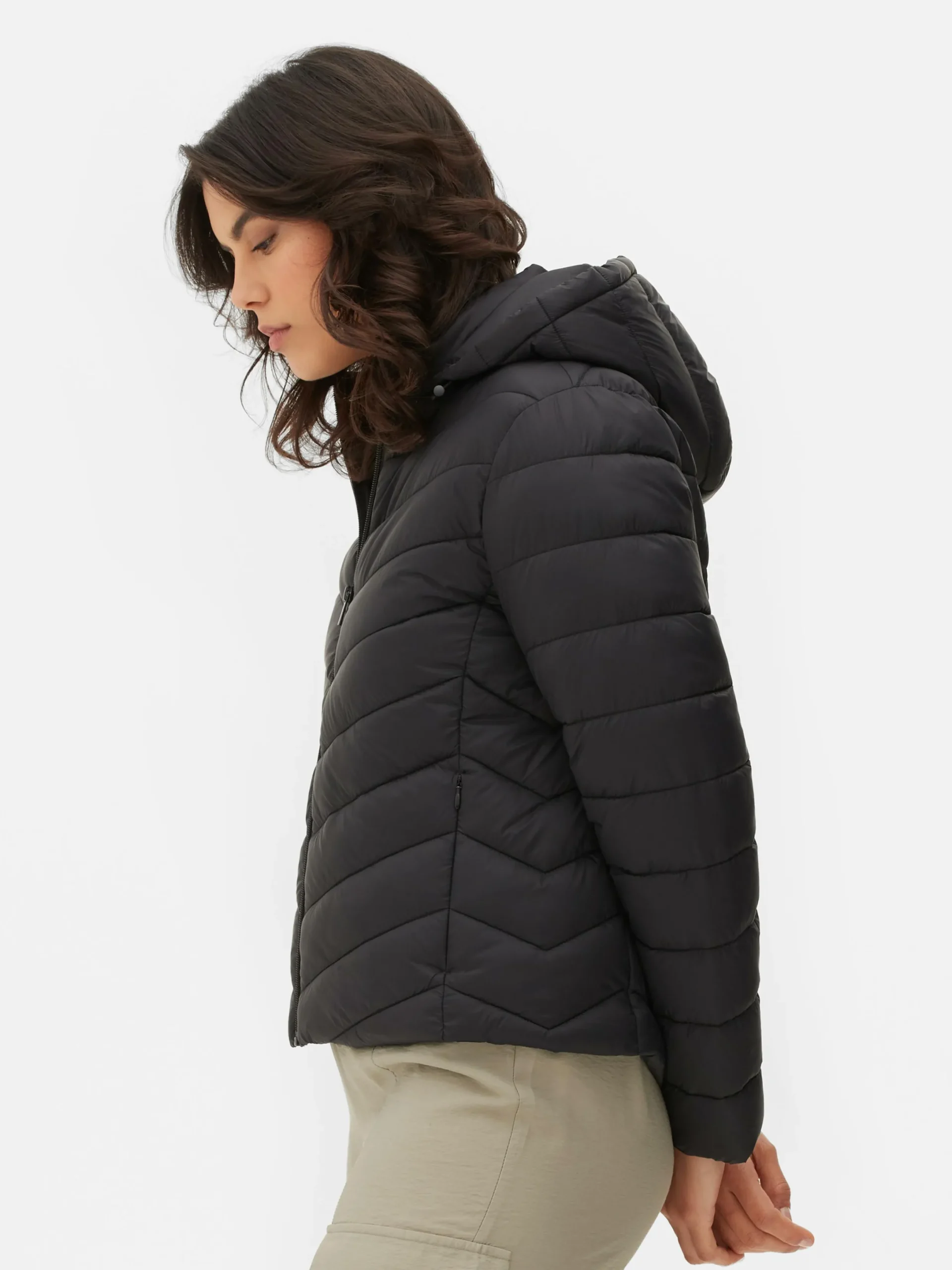 Mujer Primark Abrigos Y Chaquetas|Chaqueta Ligera Acolchada Con Capucha