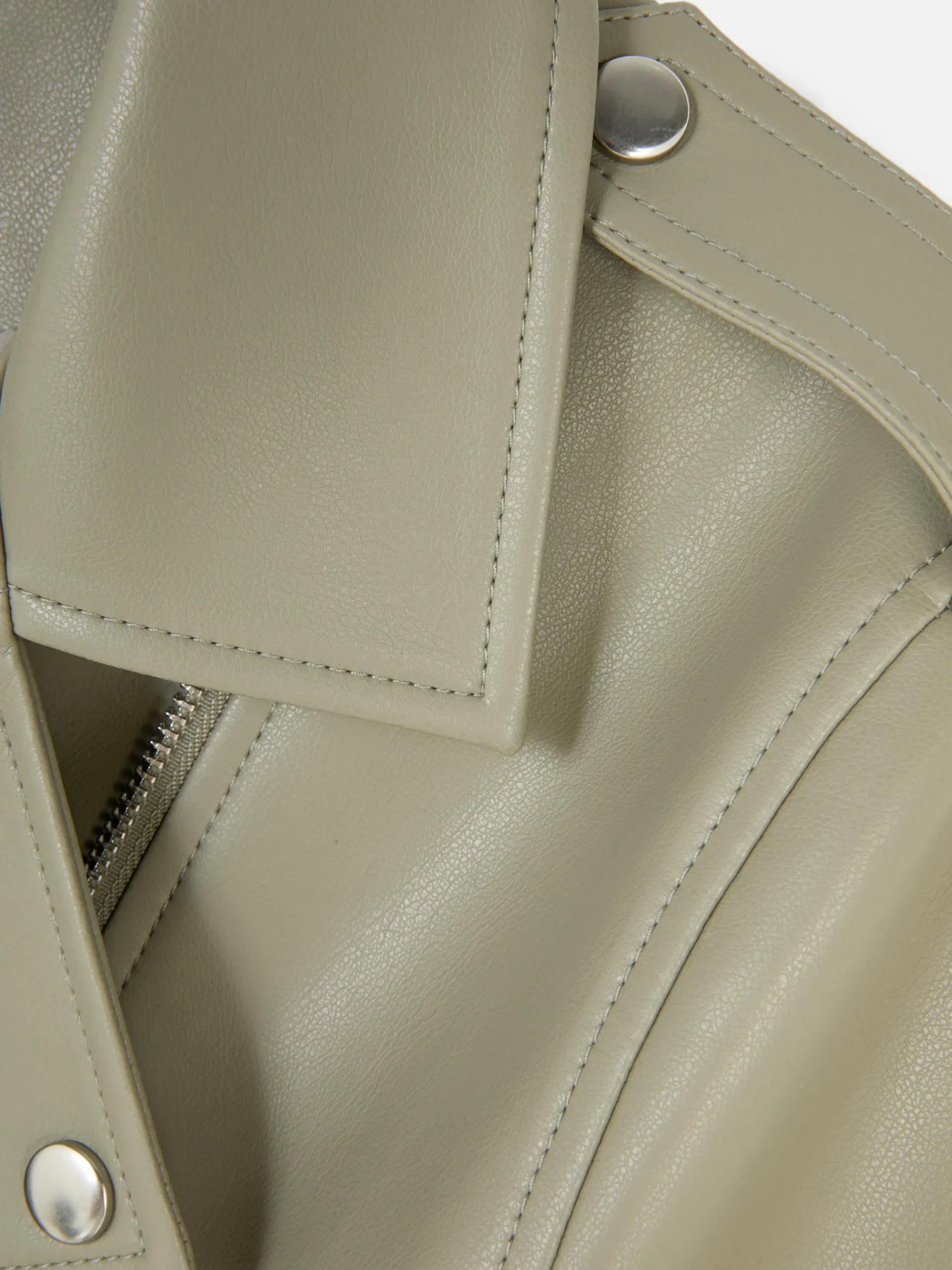 Mujer Primark Abrigos Y Chaquetas|Chaqueta Motera Básica De Cuero Sintético