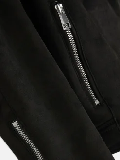 Mujer Primark Abrigos Y Chaquetas|Chaqueta Motera De Antelina