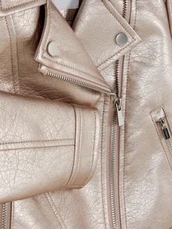 Niños Primark Abrigos Y Chaquetas|Chaqueta Motera Metalizada