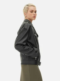 Mujer Primark Abrigos Y Chaquetas|Chaqueta Motera Texturizada