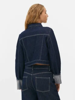 Mujer Primark Abrigos Y Chaquetas|Chaqueta Vaquera Con Paneles Y Puños Vueltos