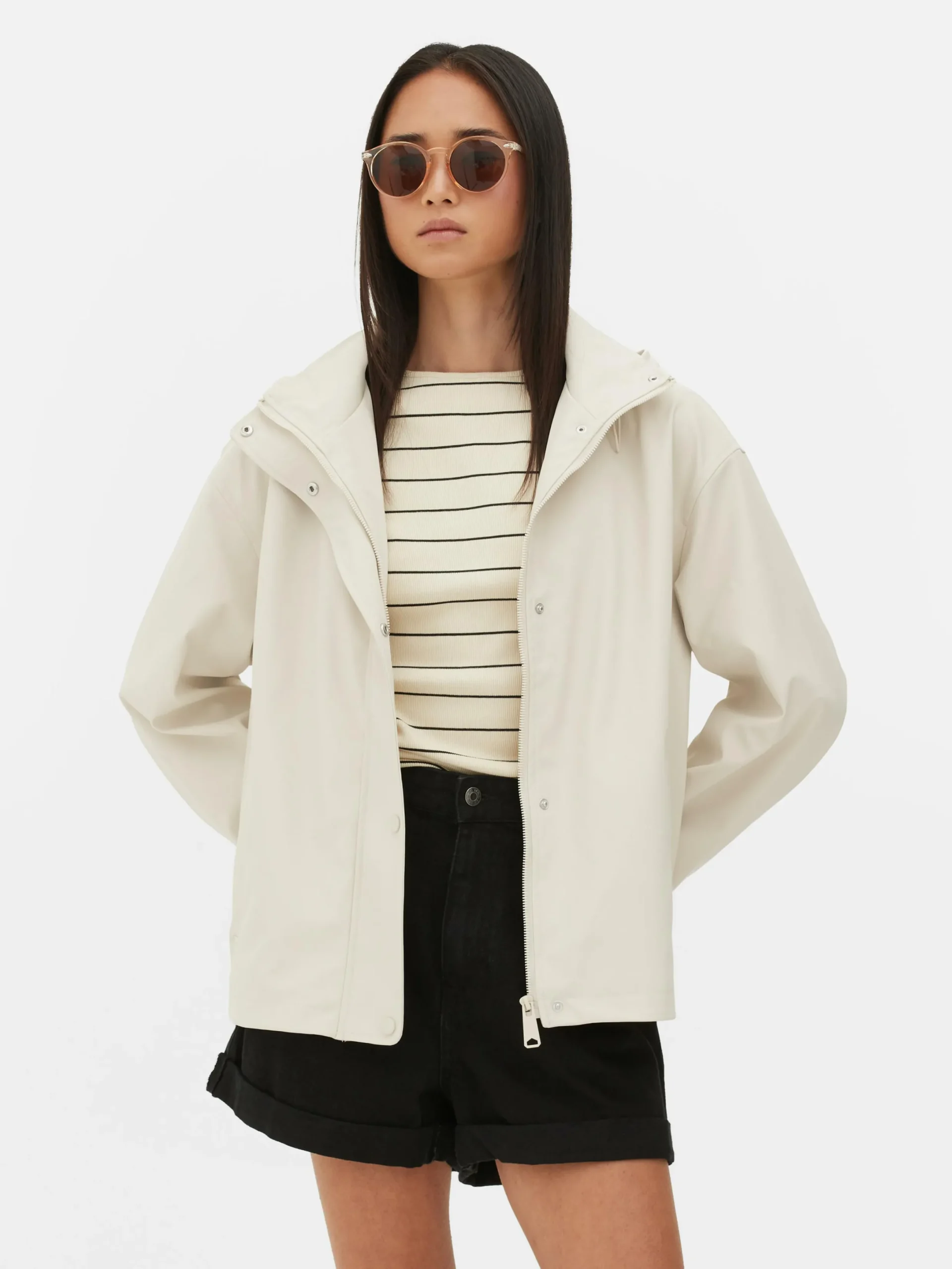 Mujer Primark Abrigos Y Chaquetas|Chubasquero Con Capucha