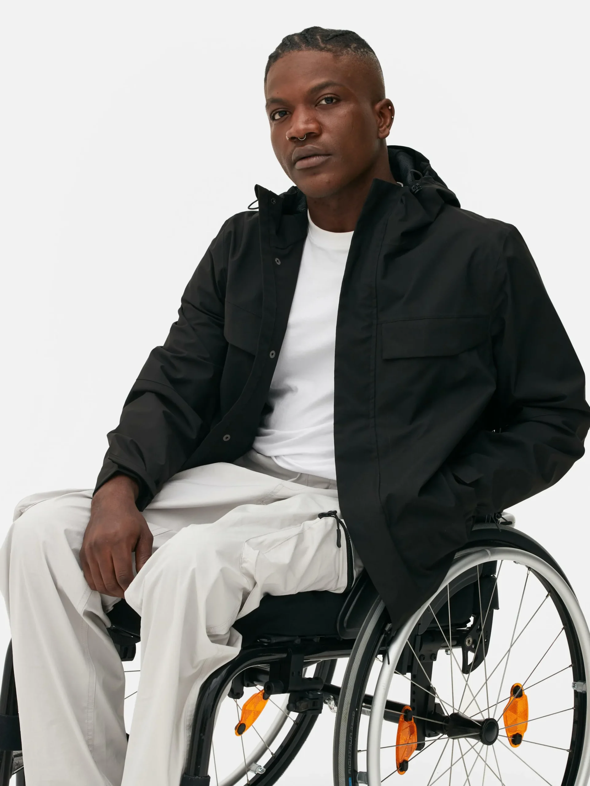 Hombre Primark Abrigos Y Chaquetas|Chubasquero Con Capucha Y Cremallera