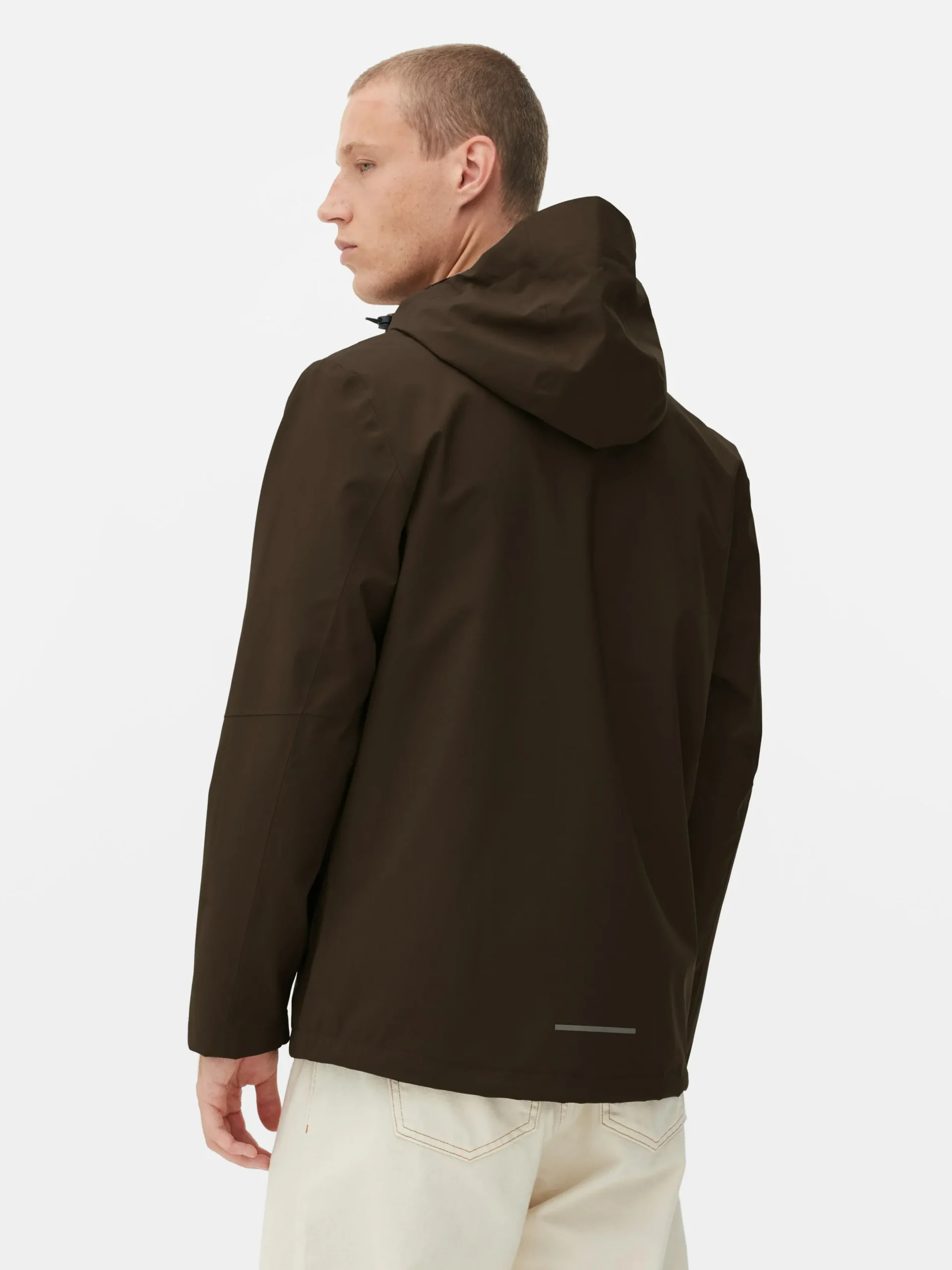 Hombre Primark Abrigos Y Chaquetas|Chubasquero Con Capucha Y Cremallera