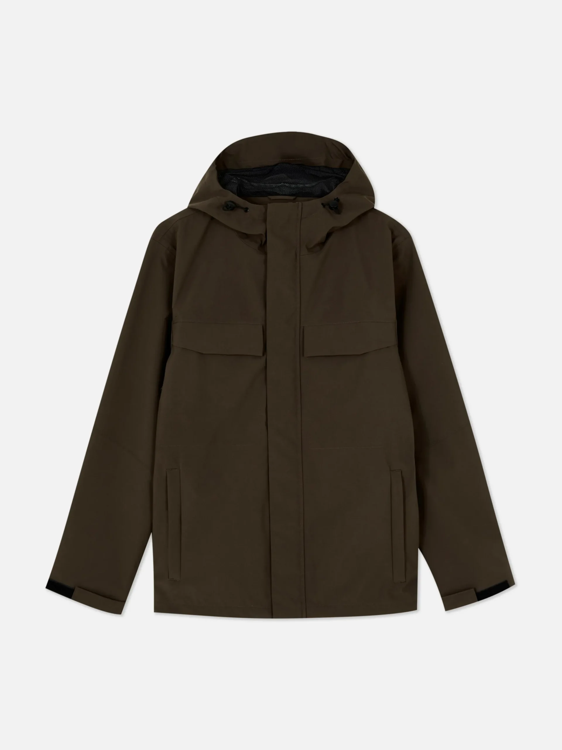 Hombre Primark Abrigos Y Chaquetas|Chubasquero Con Capucha Y Cremallera