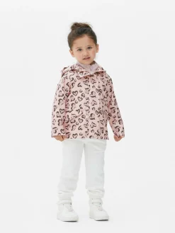 Niños Primark Abrigos Y Chaquetas|Chubasquero Con Corazón De Leopardo