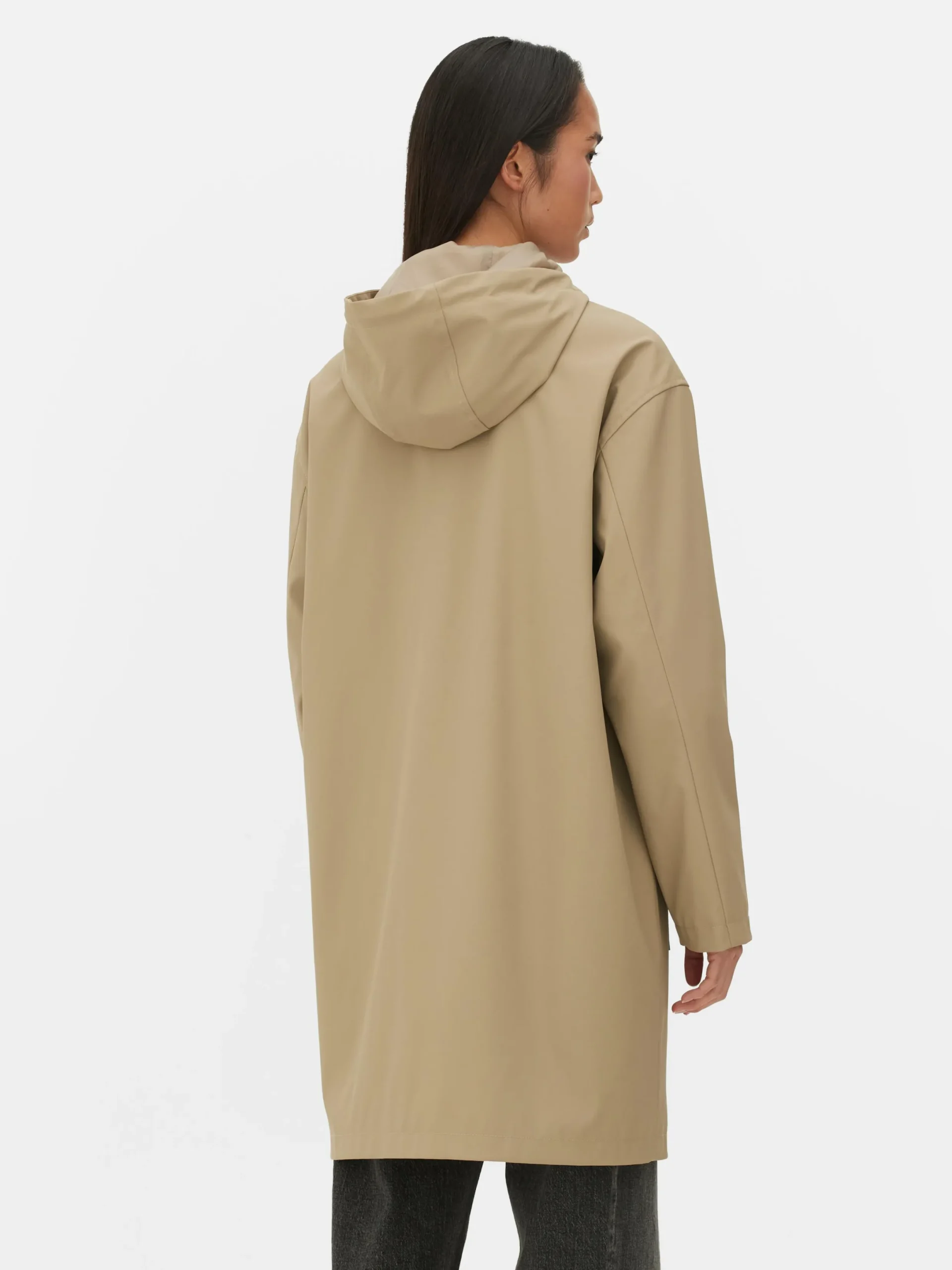 Mujer Primark Abrigos Y Chaquetas|Chubasquero Con Revestimiento De Goma Y Capucha