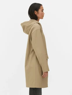 Mujer Primark Abrigos Y Chaquetas|Chubasquero Con Revestimiento De Goma Y Capucha