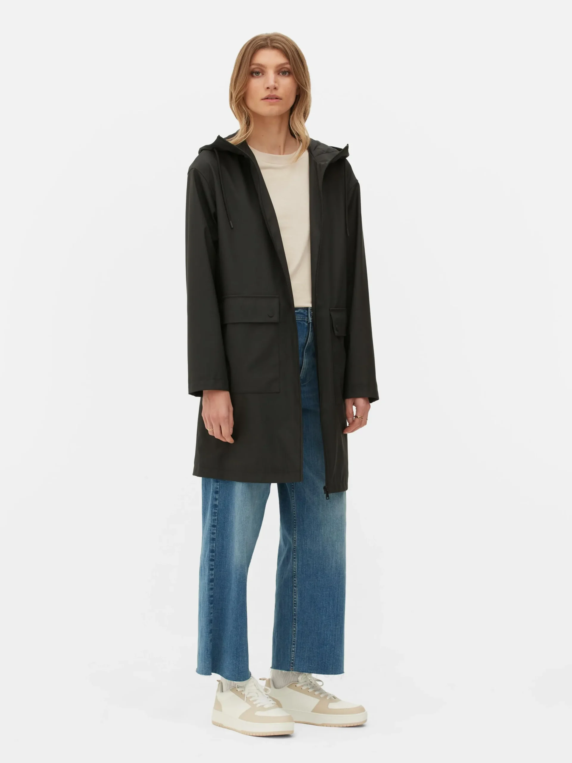 Mujer Primark Abrigos Y Chaquetas|Chubasquero Con Revestimiento De Goma Y Capucha