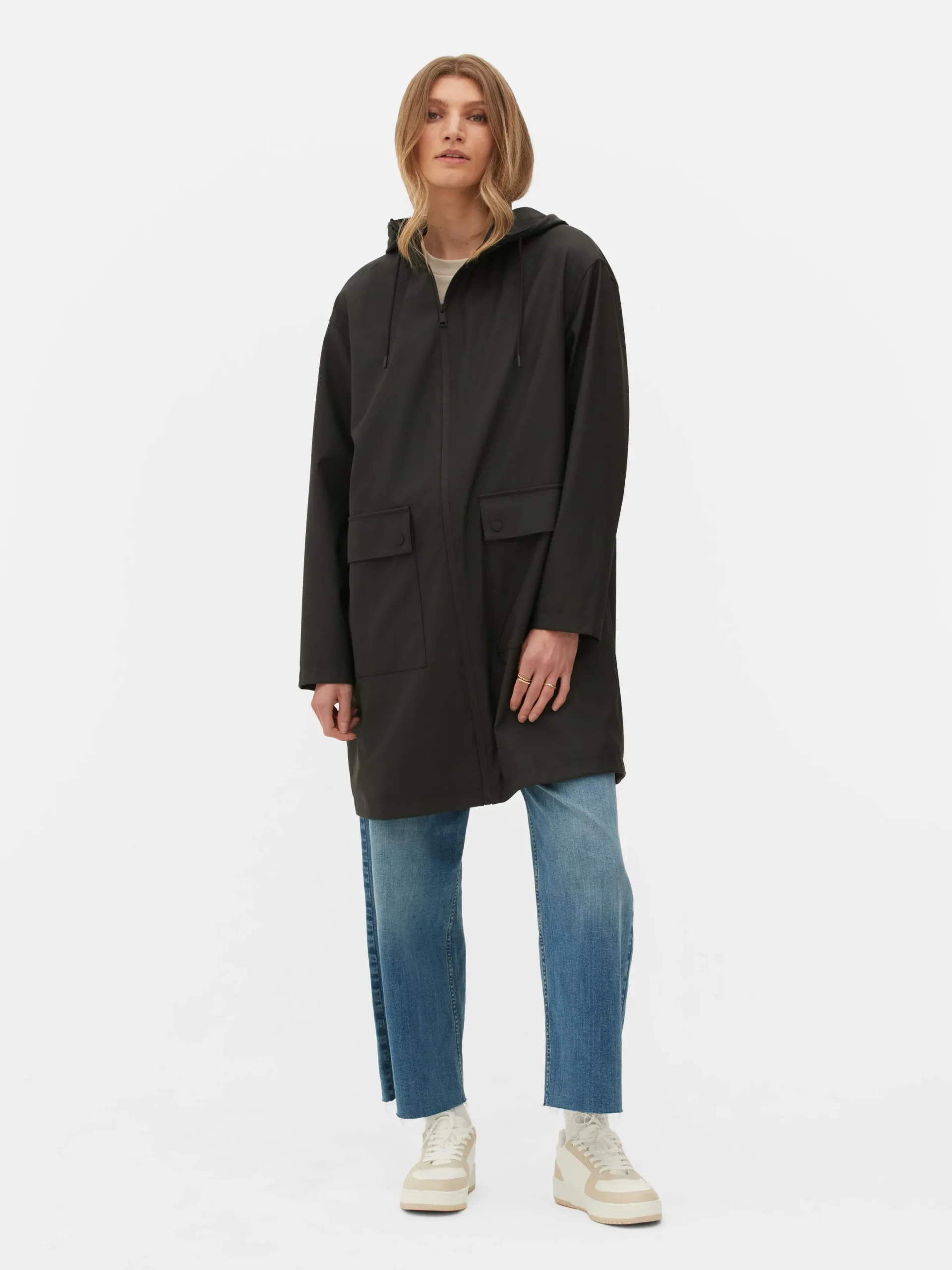 Mujer Primark Abrigos Y Chaquetas|Chubasquero Con Revestimiento De Goma Y Capucha