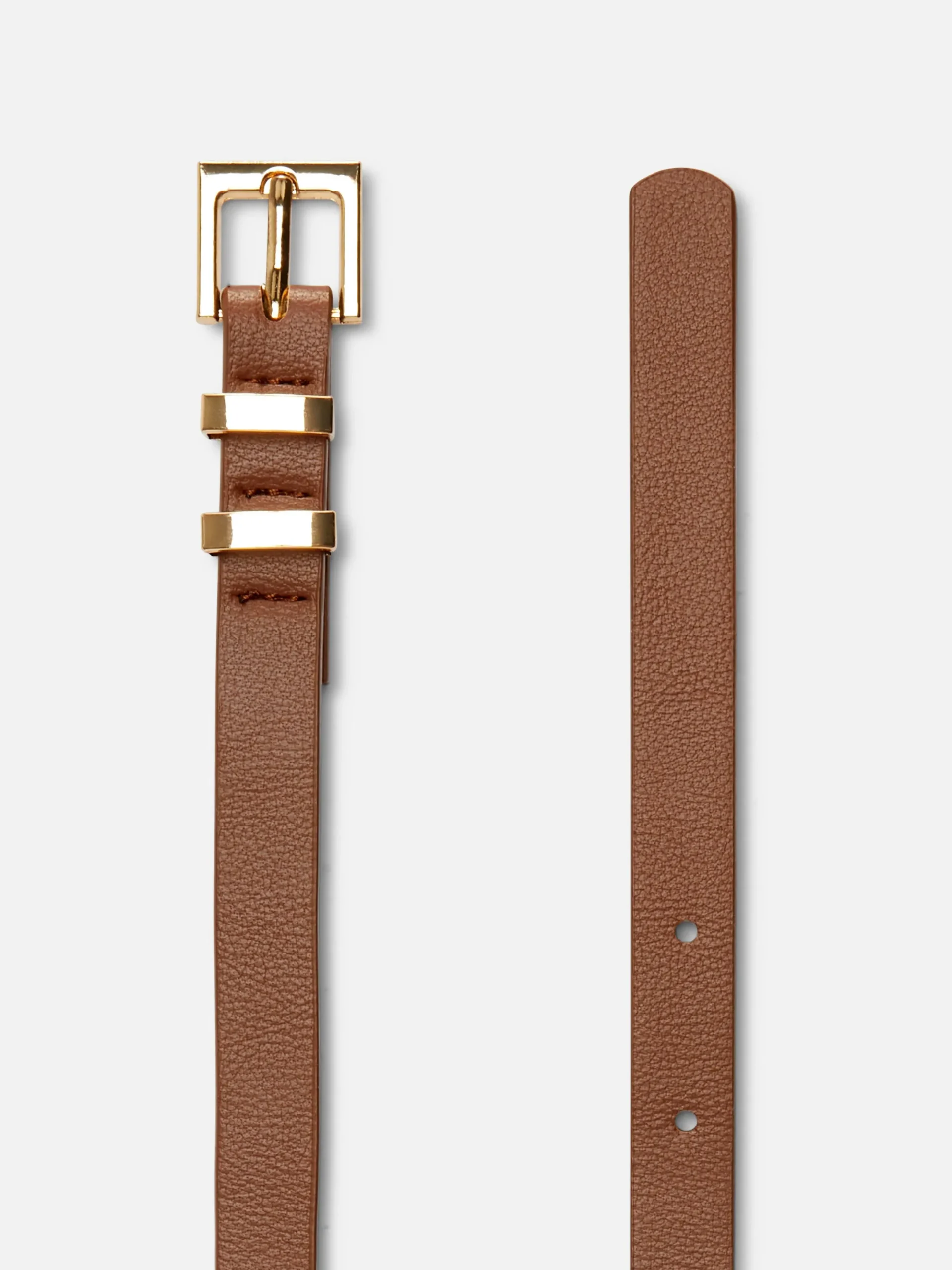 Mujer Primark Cinturones|Cinturón Con Hebilla Cuadrada