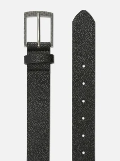 Hombre Primark Cinturones|Cinturón De Piel Sintética Granulada