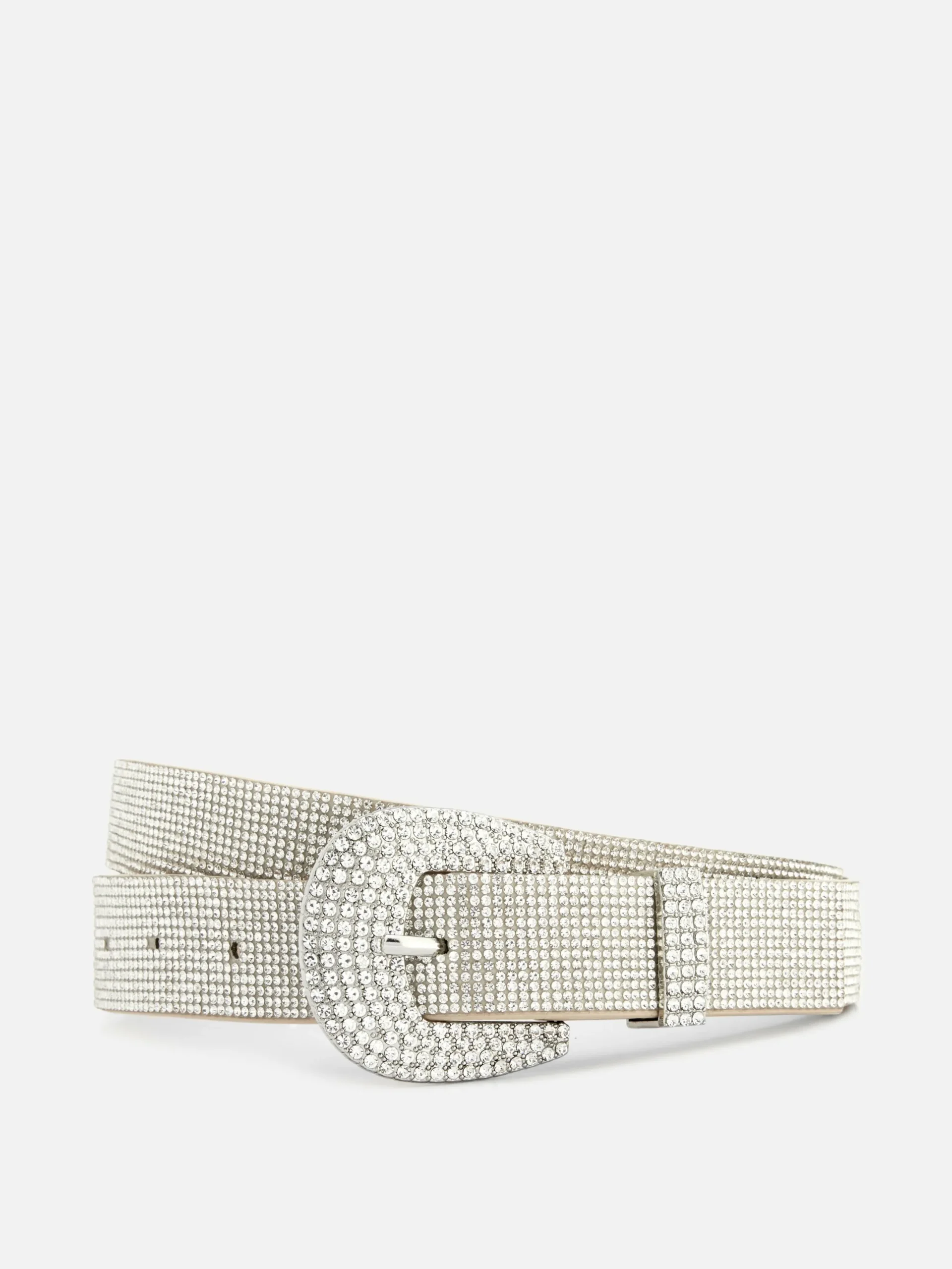Mujer Primark Cinturones|Cinturón De Strass Con Hebilla