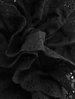 Mujer Primark Accesorios Para El Pelo|Coletero Extragrande Con Bordado Inglés