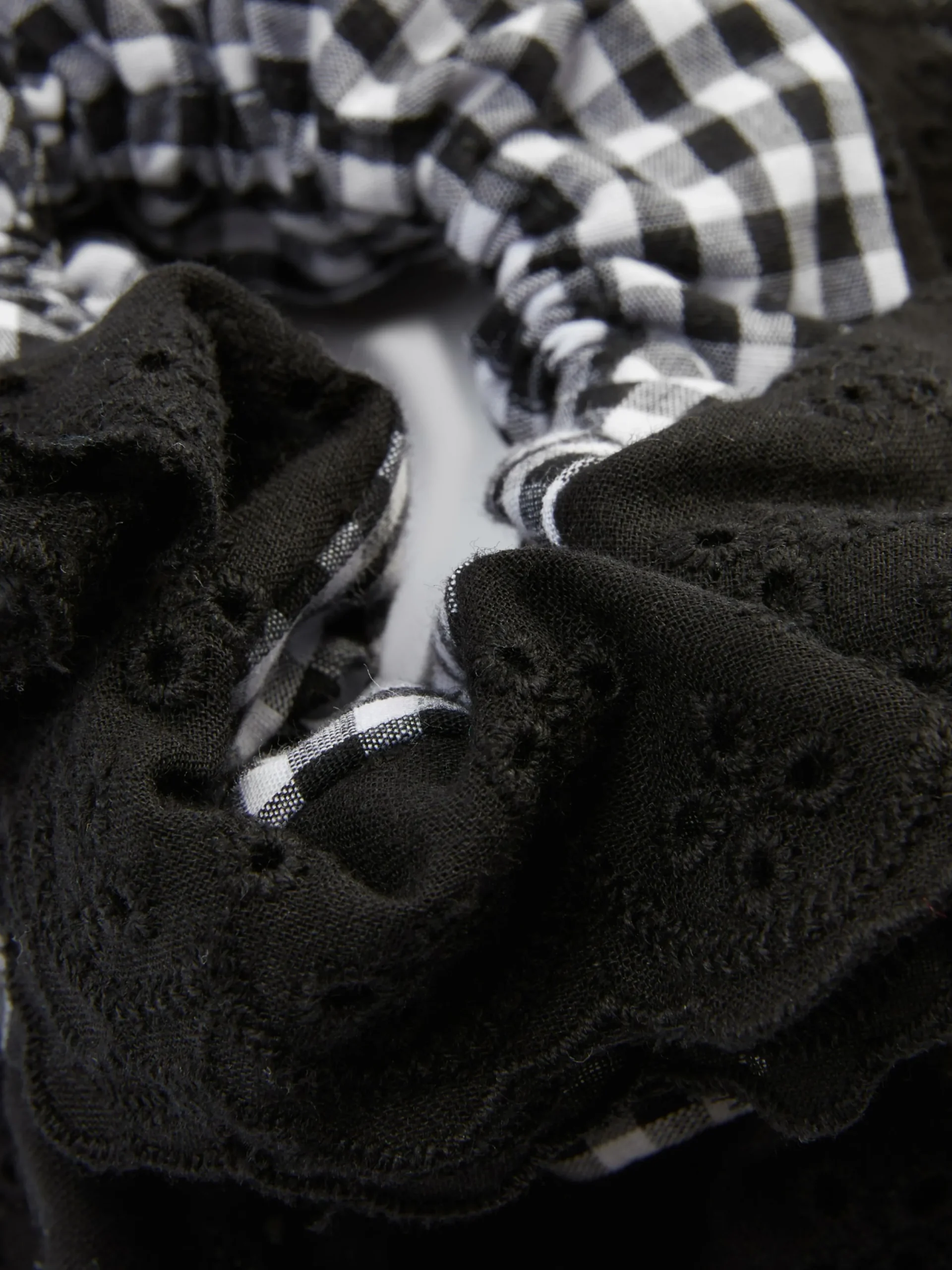 Mujer Primark Accesorios Para El Pelo|Coletero Grande De Encaje Y Cuadros