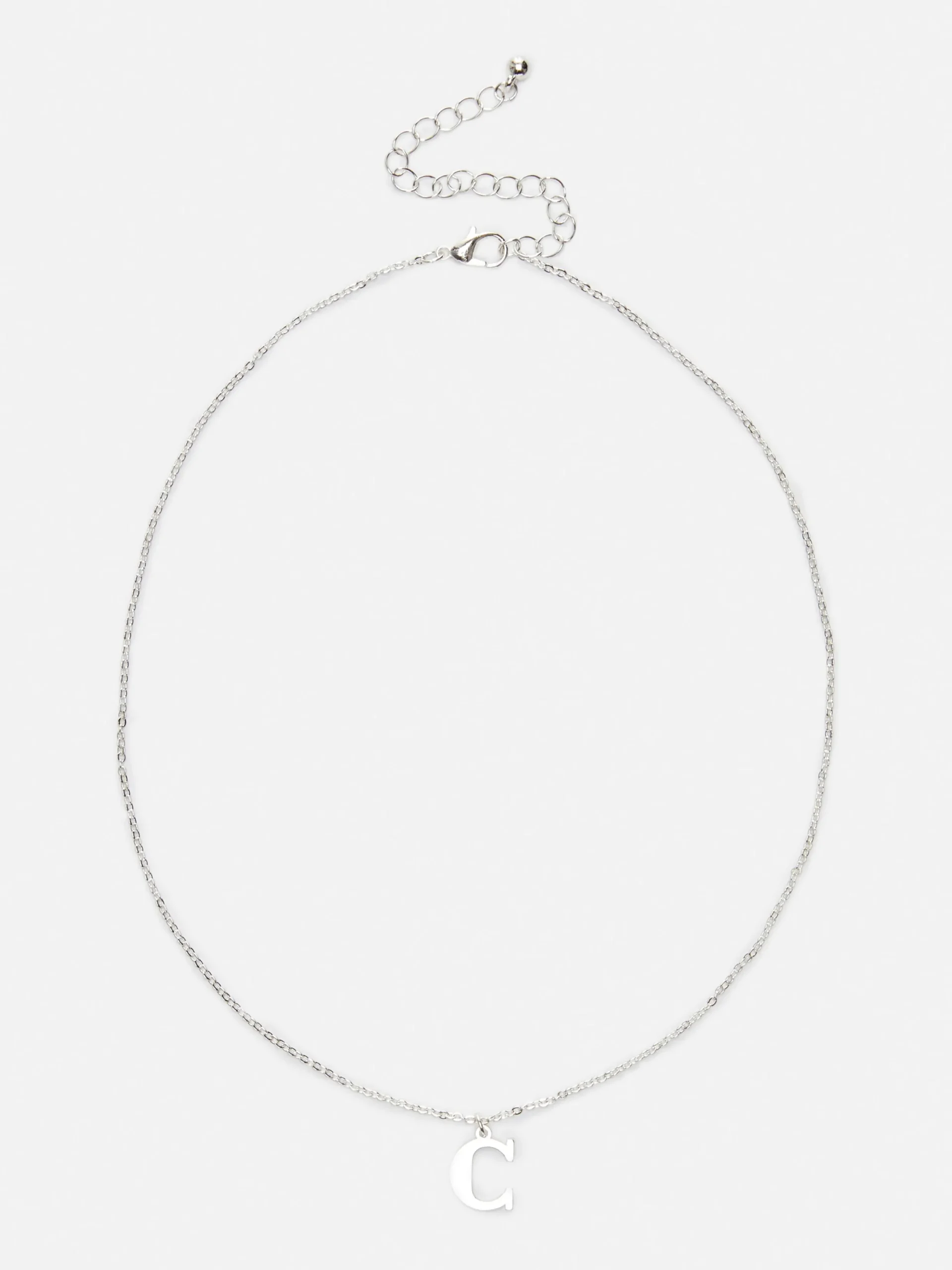 Mujer Primark Bisutería|Collar De Cadena Con Inicial