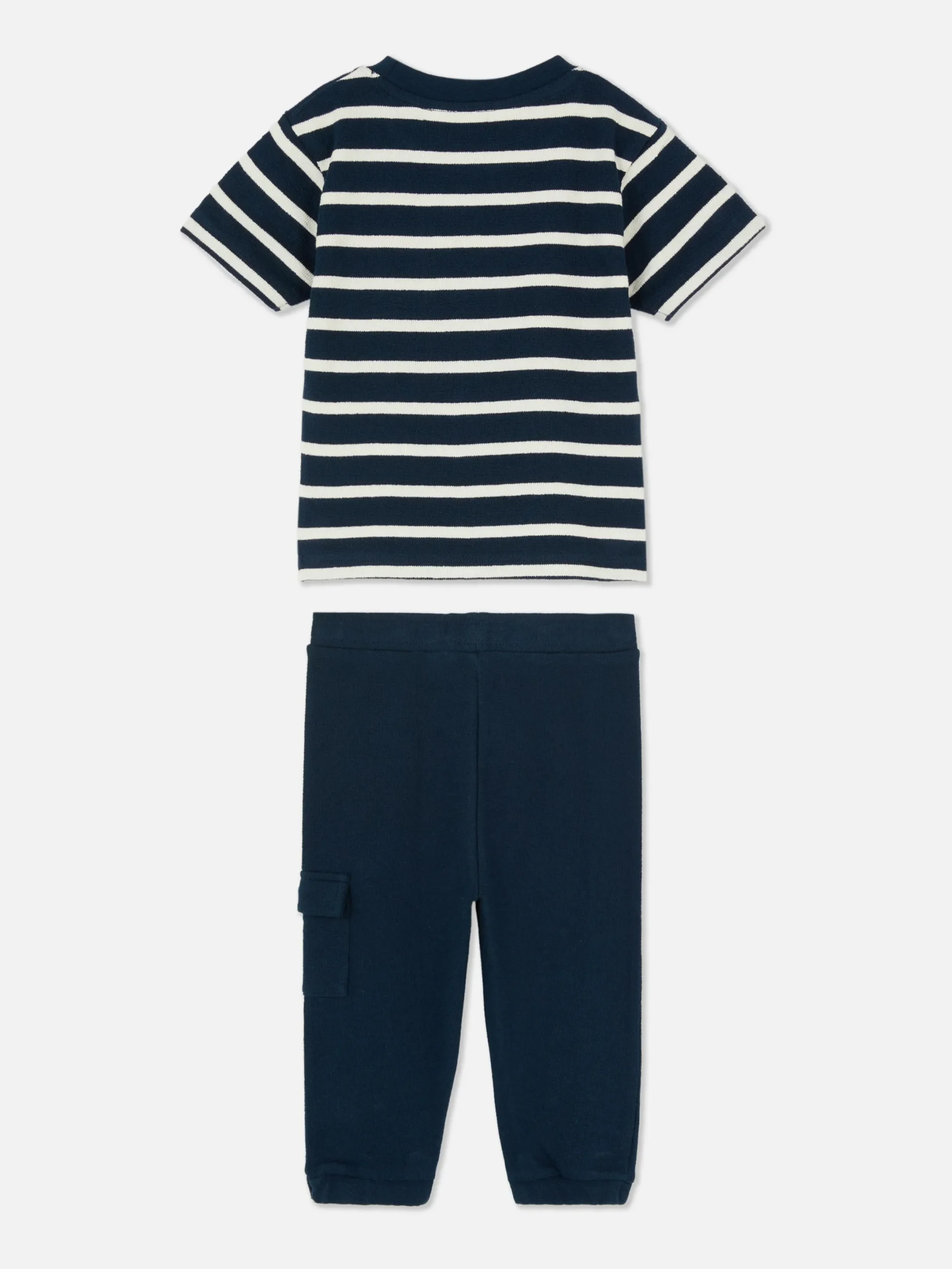 Primark Conjuntos Y Sets|Conjunto De Camiseta A Rayas Y Pantalón De Chándal